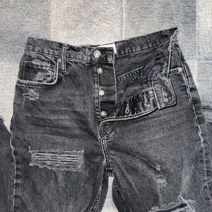 Free People Tapered Baggy Denim Jeans